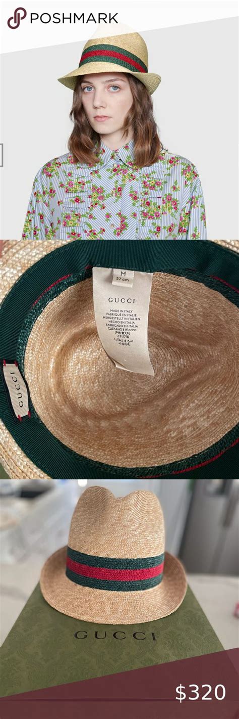 gucci woven straw bucket hat